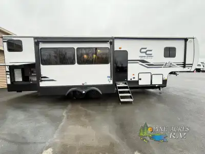 Forest River Cedar Creek Experience fifth wheel 33BH highlights: Rear Bunkhouse Suite King Bed Slide...