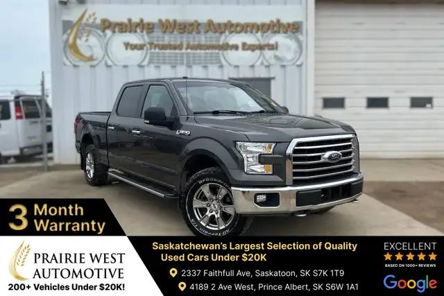2016 Ford F-150 XLT Crew Cab 5.0L V8 | Command Start | Power Sea