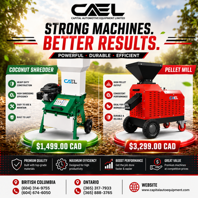 Turn agricultural waste and organic materials into valuable products with CAEL's high-performance Pe...
