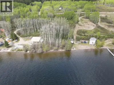 Build your dream on the shores of beautiful Francois Lake with this exceptional waterfront lot offer...