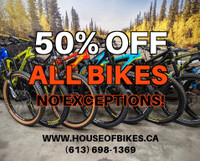 ✶BLACK FRIDAY SALE✶ 50% OFF ALL BIKES ✶