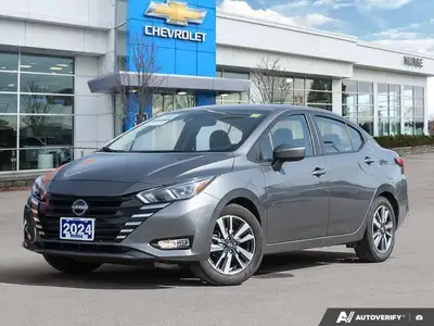 Navigate cityscapes with confidence in this sophisticated former daily rental 2024 Nissan Versa SV....