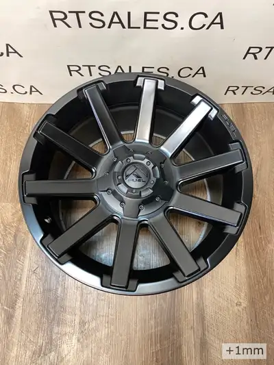 *** FREE SHIPPING *** Set of four new Fuel Contra Matte Black 18 inch rims FITS Dodge Ram 1500 Toyot...