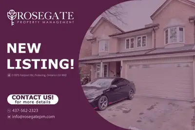 Bright 2-Bedroom Basement Apartment with Parking in Pickering Welcome to 2-1975 Fairport Rd, Pickeri...