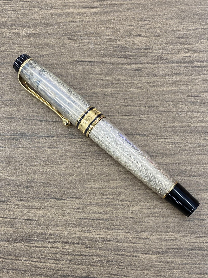 Aurora Carlo Goldoni Limited Edition Fountain Pen Silver Arts