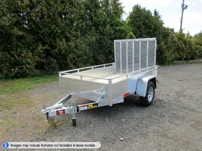 Miska 5'x8' Silver Bullet Utility Trailer Made in Canada 5'x8' Aluminum Utility Trailers - Ready to...