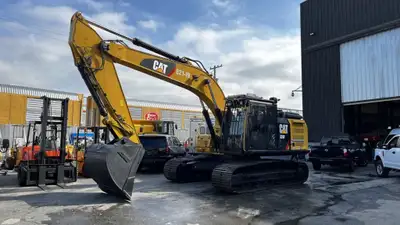Abenante Motor Group (SK) 2018 CAT 326F, Diesel CAT C7 engine 64831lbs operating weight 1.74 yard bu...