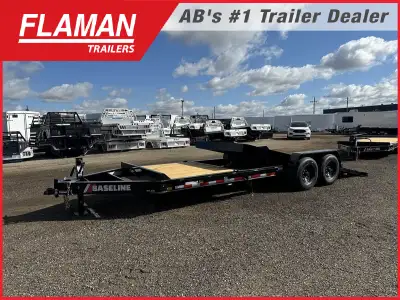 Black Friday Sale - $1000 Off!! 2025 Diamond C Baseline 22' HD Tilt Deck Trailer Color: Onyx Black F...