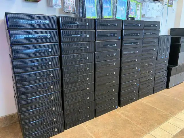 Lots of LENOVO/ DELL/ HP TINY/ SFF  PC in Desktop Computers in Saskatoon - Image 8