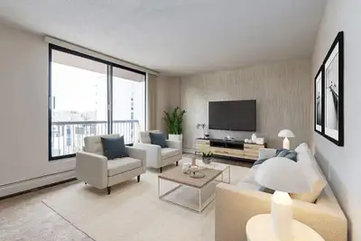 Amenities: Quiet Building • Large Balconies • Updated Appliances Suite & Building: One-bedroom and t...