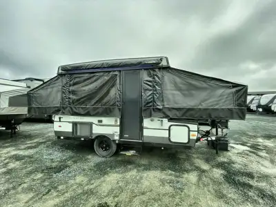 Forest River Flagstaff MAC Series folding pop-up camper 191MT highlights: 40in.in. x 74in.in. Dinett...