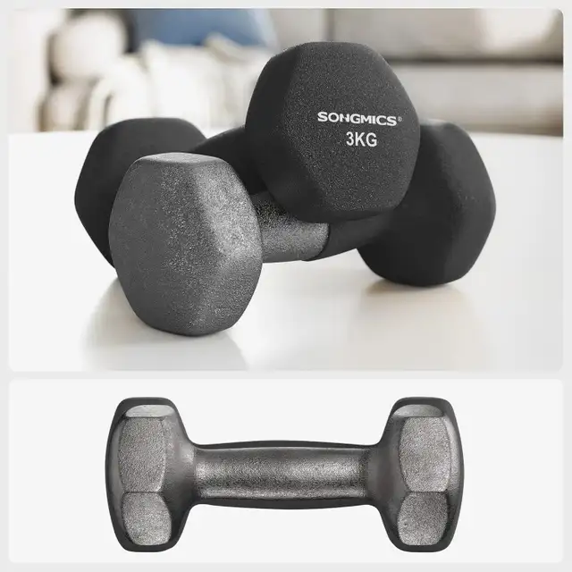 SONGMICS Hex Dumbbell Set - Best Price · Ships Free in Exercise Equipment in Ottawa - Image 5
