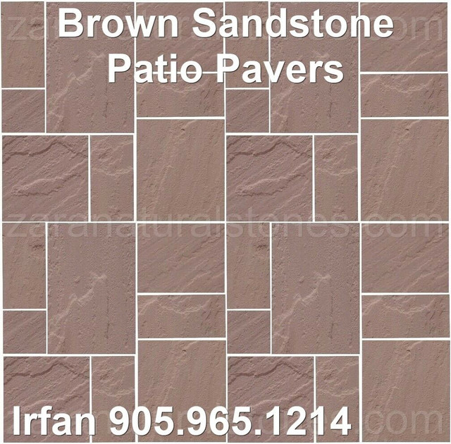 Dark Brown Patio Pavers Dark Brown Flagstone Pavers in Outdoor Décor in Markham / York Region