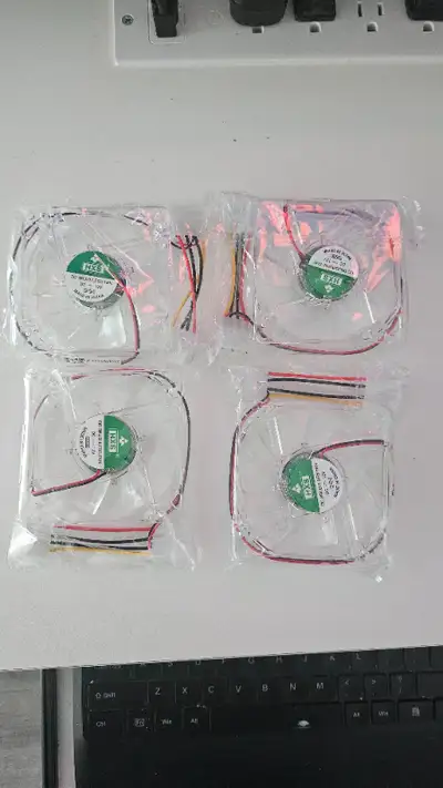 80MM Computer Fans x 4 NEW! RGB, View more