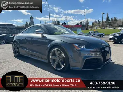 STUNNING 2013 AUDI TTRS 6 SPEED MANUAL FULLY LOADED WITH HEATED LEATHER BUCKET SEATS, NAVIGATION, PA...