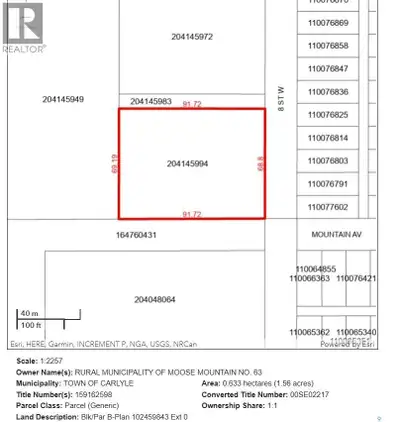 CARLYLE COMMERCIAL LOT - GREAT LOCATION FOR A NEW OR EXISTING VENTURE with easy access off 8th St We...
