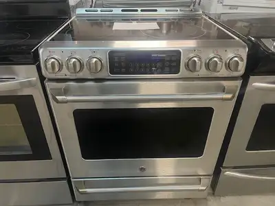 Cuisinière stainless encastrable vitrocéramique GE, View more
