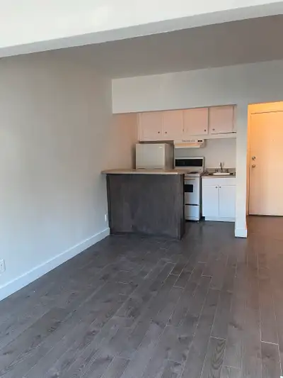 418-655-8281 À voir au 575 Richelieu appartement #8 superbe studio style loft 1 1/2 situé au 2e étag...