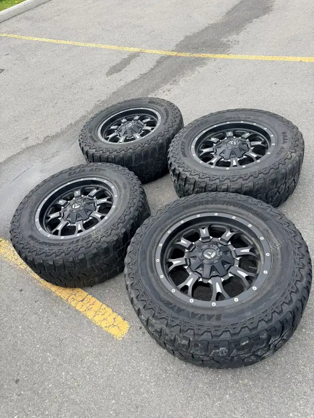 305/60/18 fuel crank 6x135 6x139.7 Gmc sierra dodge ram 1500 in Tires & Rims in Mississauga / Peel Region - Image 8