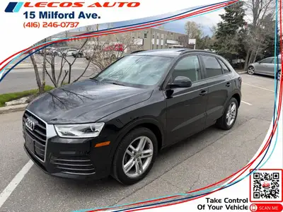All vehicles come with a full vehicle History Report, ask to see it! 2018 Audi Q3 comfort features i...
