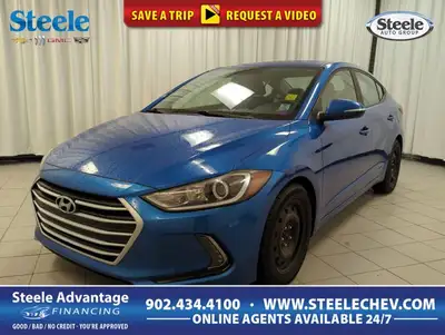Finished in a confident Blue exterior with a clean Black interior, this pre-owned 2018 Hyundai Elant...
