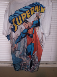 NEW! Superman wrap around graphic tshirt