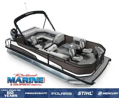 PRICING INCLUDES CURRENT PRINCECRAFT REBATE SPORT CONFIGURATION CHARCOAL COLOR WITH WHITE BAND BLACK...