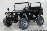 125cc Mini Jeep | Venom | Willys Edition | 3-Speed | ATV GoKart