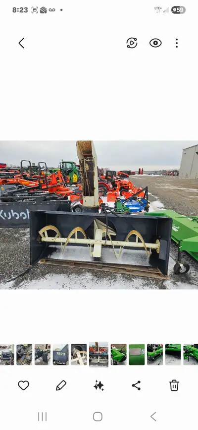 Clean snowblower New/Used : Used Condition : Good Buhler Farm King Buhler Farm King 8520 - Snow Blow...