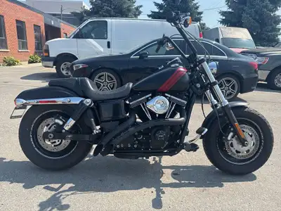 Check out this 2014 CANADIAN Harley-Davidson 103ci Fat Bob with only 86,232kms. Be sure to follow us...