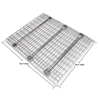 Wire Decking Mesh Panels – Heavy-Duty Silver Racking, View more