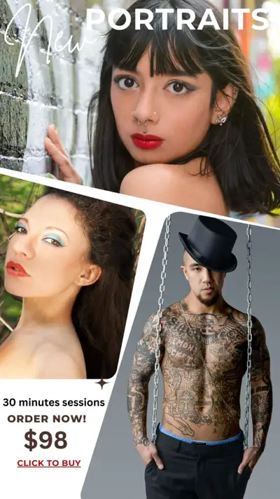 Beautiful Portraits outdoor - 30 minute sessions, View more