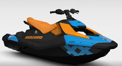 2026 Sea-Doo Spark Trixx 3up 90 HP – Gulfstream Blue Playful performance with room to bring friends....