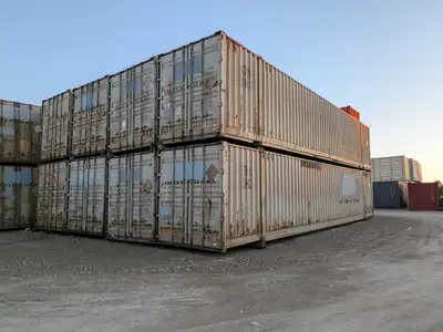 53ft Steel Containers 9' 6in. high 8' 6in. Wide Good Selection Available 2008 CIMC 53ft Steel Contai...