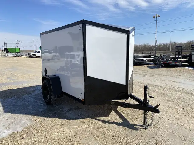 2026 US Cargo 5' X 8' V-Nose Rear Ramp Door Cargo Trailer in Cargo & Utility Trailers in Winnipeg - Image 9