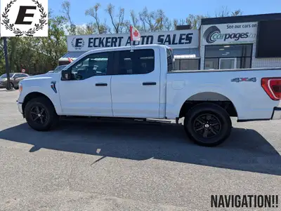 This pristine white 2022 Ford F-150, ready for any adventure, is waiting for you at Eckert Auto Sale...