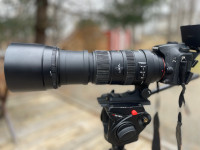 Sigma 150 - 500 telephoto lens AF OS sony a mount