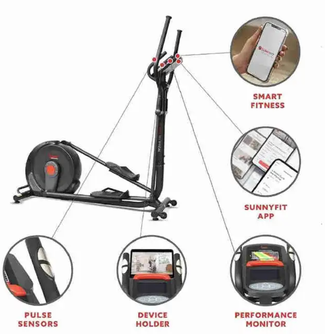 Sunny Health & Fitness Elliptical Trainer NEW in Exercise Equipment in St. Catharines - Image 3