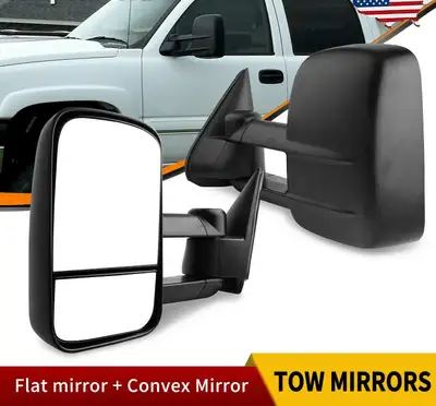 Mirror Set Includes: (1) Passenger Side Mirror (1) Driver Side Mirror Functions: Mirror Type: Towing...