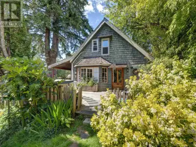 Discover a charming estate in Roberts Creek, formerly "Creekside Gardens," after 40+ years of meticu...