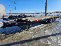 Used 2015 Triple Axle Deck over equipment trailer