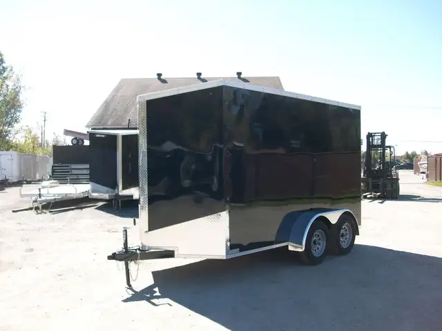 2025 Weberlane CARGO 6' X 12' V-NOSE 2 ESSIEUX 7'HT VTT VTT MOTO in Cargo & Utility Trailers in Laval / North Shore - Image 4