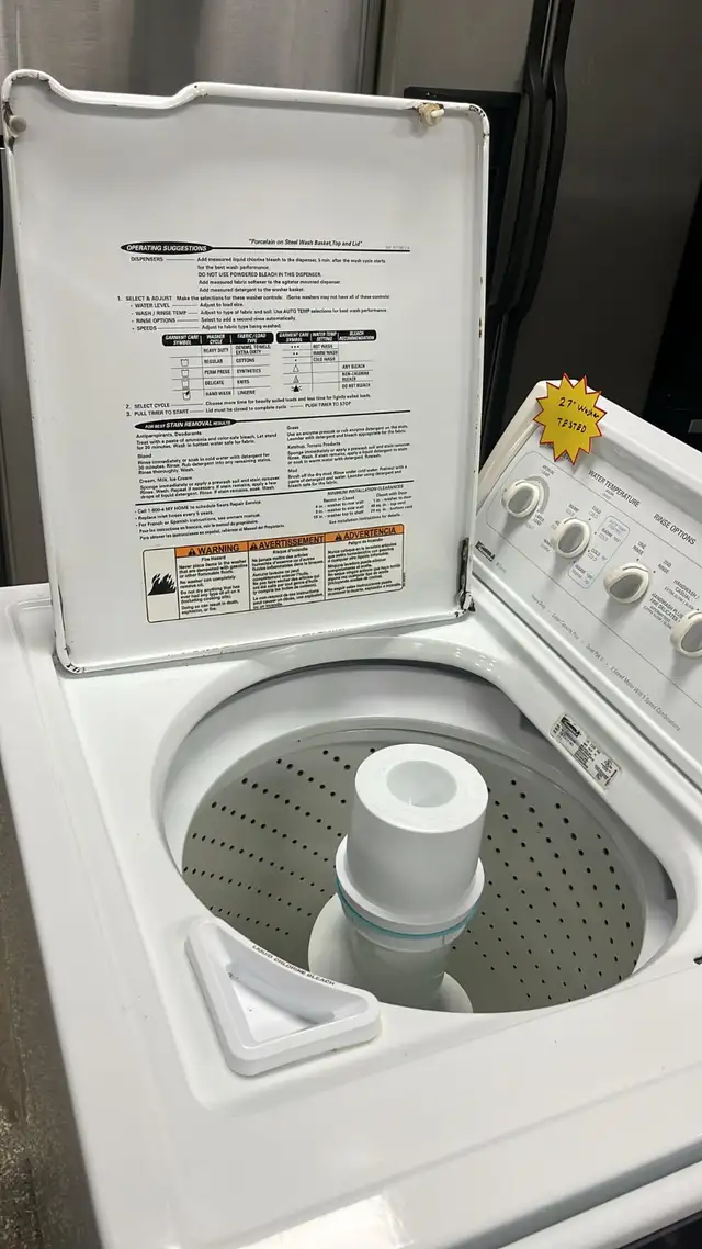  Kenmore 27”Top Load Washer Fully Tested 30-Day Warranty in Washers & Dryers in Kitchener / Waterloo - Image 5