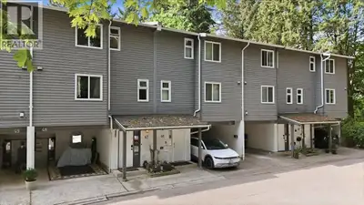 Central location upper-level stacked townhome offering a bright, open-concept design with a highly f...