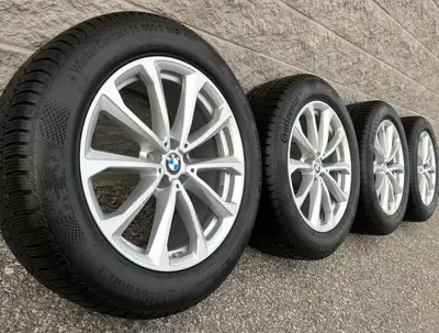 Continental Winter Contact TS860s SSR Run Flat Winter Tires and original 20 inch BMW X7 G07 "Style 7...