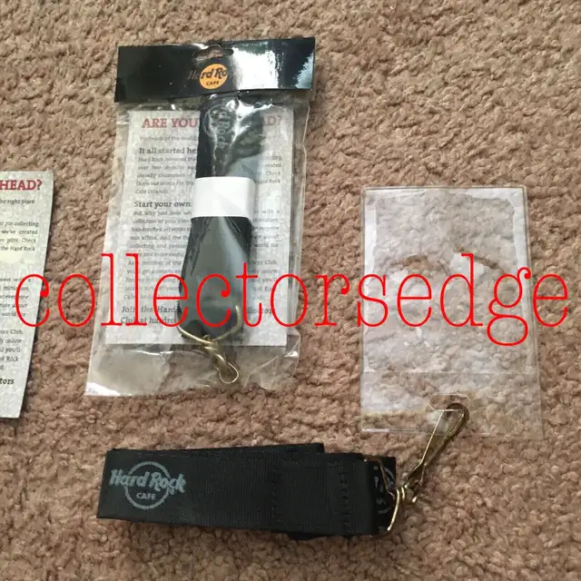 HARD ROCK CAFE - HRC PIN LANYARD WITH CLEAR HOLDER. Brand New. in Arts & Collectibles in Winnipeg - Image 4
