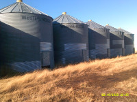 Westeel 19 foot grain bins