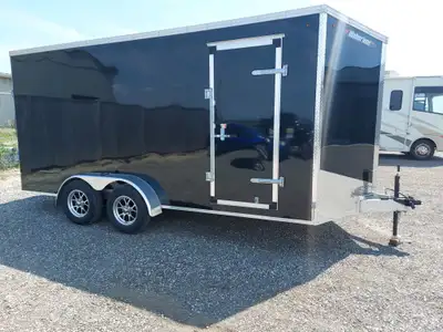 IN STOCK, NO HIDDEN FEES 2024 Weberlane Enclosed/Aluminum Cargo 7ft Wide x 14ft V-Nose 7' interior h...