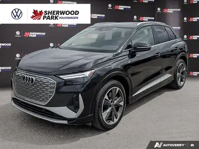 Come see this 2022 Audi Q4 e-tron Progressiv before it's too late! * This Audi Q4 e-tron is a Bargai...