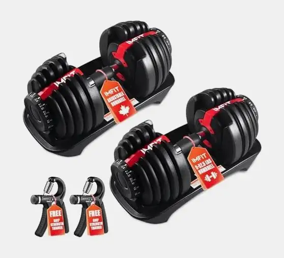 Adjustable Dumbbell Set 5-52.5 lb - 4 in 1, Home Gym in Exercise Equipment in Ottawa - Image 2